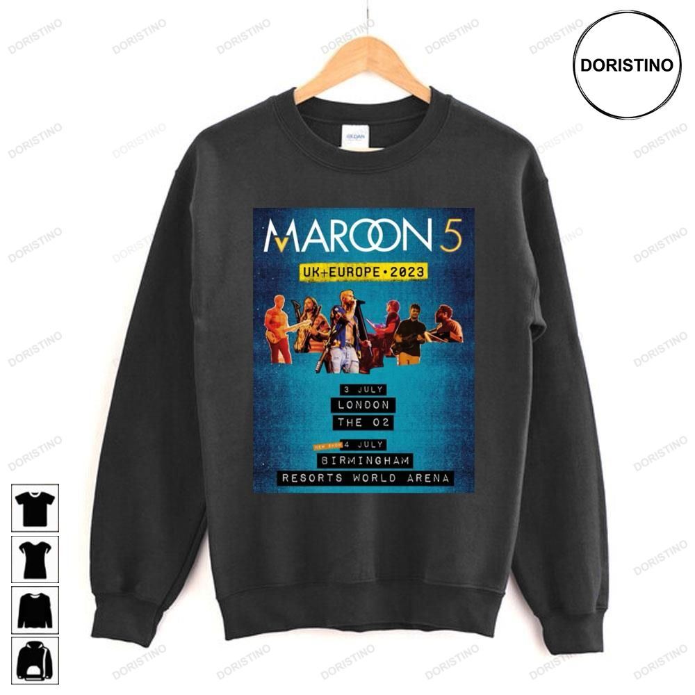 July London Maroon 5 Uk Europe Awesome Shirts